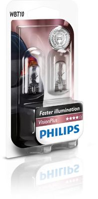 Купить запчасть PHILIPS - 12040VPB2 Стандартные лампы для салона и сигнальные лампы VisionPlus WBT10/12 В/21 Вт