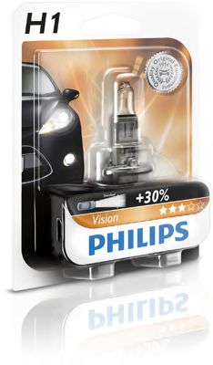 Купить запчасть PHILIPS - 12258PRB1 Лампа для автомобильных фар Vision H1/12 В/55 Вт