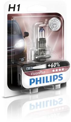 Купить запчасть PHILIPS - 12258VPB1 Лампа для автомобильных фар VisionPlus H1/12 В/55 Вт