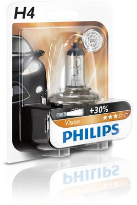 Купить запчасть PHILIPS - 12342PRB1 Лампа для автомобильных фар Vision H4/12 В/60/55 Вт