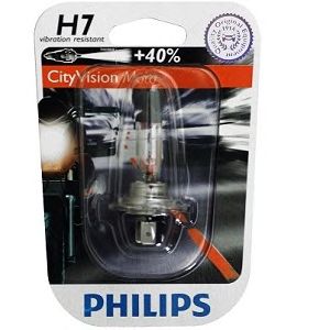 Купить запчасть PHILIPS - 12972CTVBW Лампы головного освещения для мотоциклов CityVision Moto H7/12 В/55 Вт