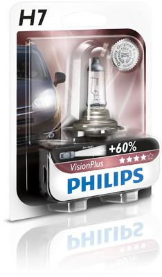 Купить запчасть PHILIPS - 12972VPB1 Лампа для автомобильных фар VisionPlus H7/12 В/55 Вт