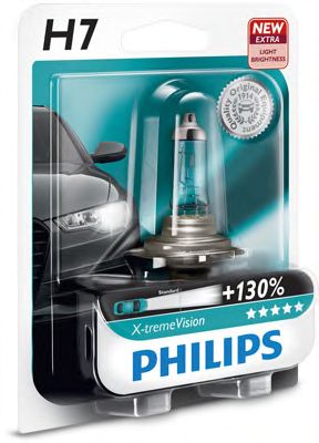 Купить запчасть PHILIPS - 12972XVB1 Лампа для автомобильных фар X-tremeVision H7/12 В/55 Вт