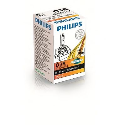 Купить запчасть PHILIPS - 42306VIC1 Ксеноновая лампа для фар головного освещения Vision D3R/42 В/35 Вт