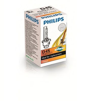 Купить запчасть PHILIPS - 42402VIC1 Ксеноновая лампа для фар головного освещения Vision D4S/42 В/35 Вт