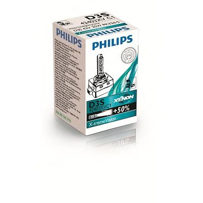 Купить запчасть PHILIPS - 42403XVC1 Ксеноновая лампа для фар головного освещения X-tremeVision D3S/42 В/35 Вт