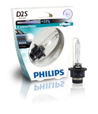 Купить запчасть PHILIPS - 85122XVS1 Ксеноновая лампа для фар головного освещения X-tremeVision D2S/85 В/35 Вт