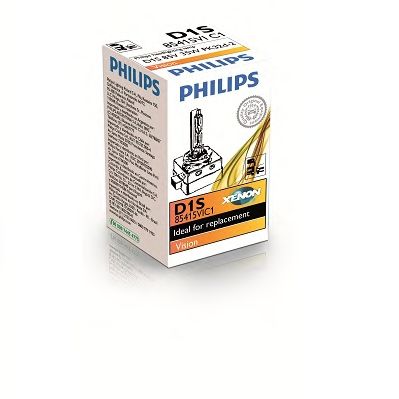 Купить запчасть PHILIPS - 85415VIC1 Ксеноновая лампа для фар головного освещения Vision D1S/85 В/35 Вт