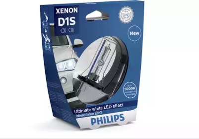 Купить запчасть PHILIPS - 85415WHV2S1 PHILIPS D1S Xenon WhiteVision gen2 5000K 85V 35W, 1шт, 85415WHV2S1