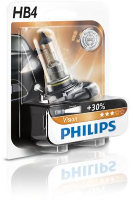 Купить запчасть PHILIPS - 9006PRB1 Лампа для автомобильных фар Vision HB4/12 В/55 Вт