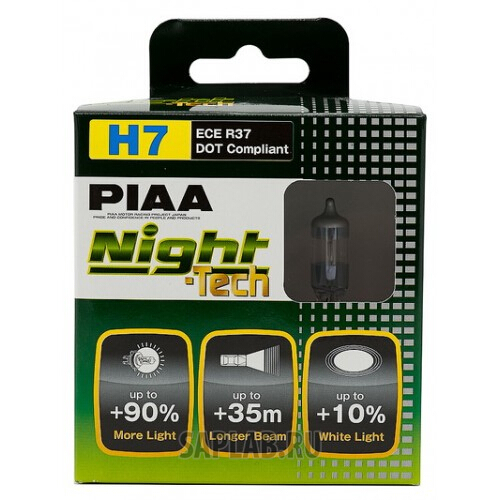 Купить запчасть PIAA - HE823H7 PIAA NIGHT TECH (TYPE H7) HE-823 (3600K)