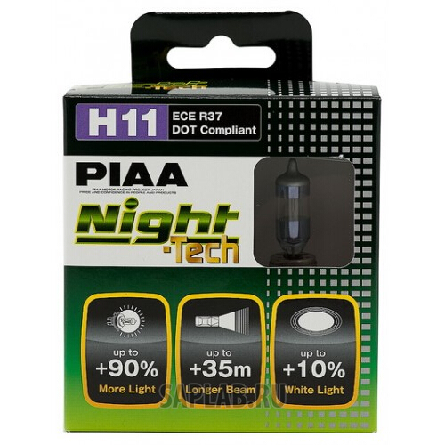 Купить запчасть PIAA - HE824H11 PIAA NIGHT TECH (TYPE H11) HE-824 (3600K)