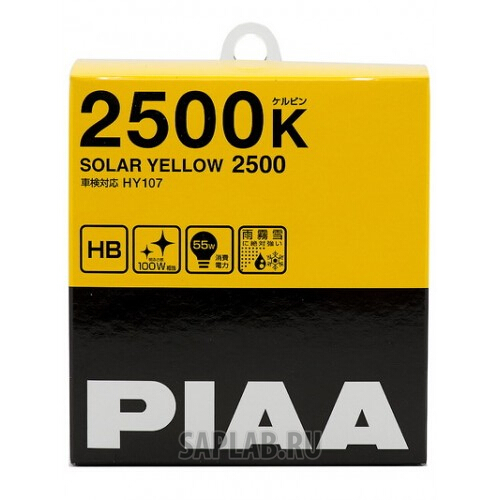 Купить запчасть PIAA - HY107HB PIAA SOLAR YELLOW (HB3/HB4) (2500K)