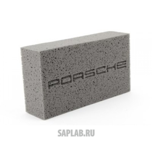 Купить запчасть PORSCHE - 00004400096 Губка для ухода за автомобилем Porsche Tequimpment Scripted Car Wash Sponge, артикул 00004400096