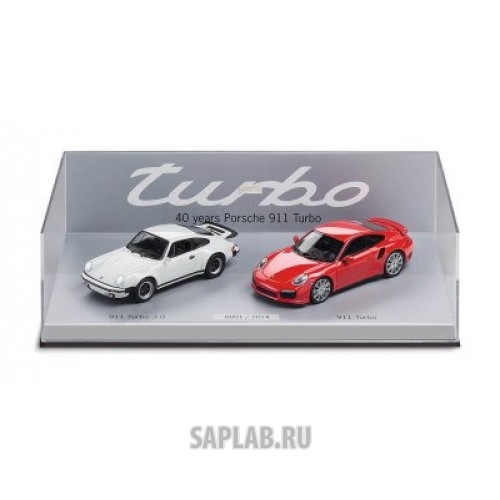 Купить запчасть PORSCHE - WAP0200120E Набор моделей автомобилей Porsche 40 Years of 911 Turbo model car set, артикул WAP0200120E