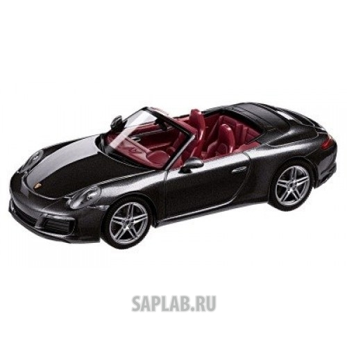 Купить запчасть PORSCHE - WAP0201010G Модель автомобиля Porsche 911 Carrera 4 Cabrio (991 II), Scale 1:43, Agate Grey Metallic, артикул WAP0201010G