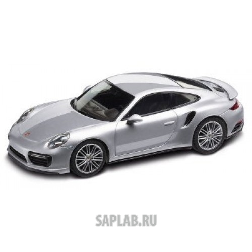 Купить запчасть PORSCHE - WAP0201320G Модель автомобиля Porsche 911 Turbo Coupé (991 II), Scale 1:43, Rhodium Silver Metallic, артикул WAP0201320G