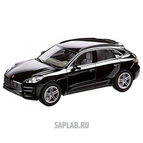 Купить запчасть PORSCHE - WAP0201520E Модель автомобиля Porsche Macan Turbo, Scale 1:43, Deep Black Metallic, артикул WAP0201520E