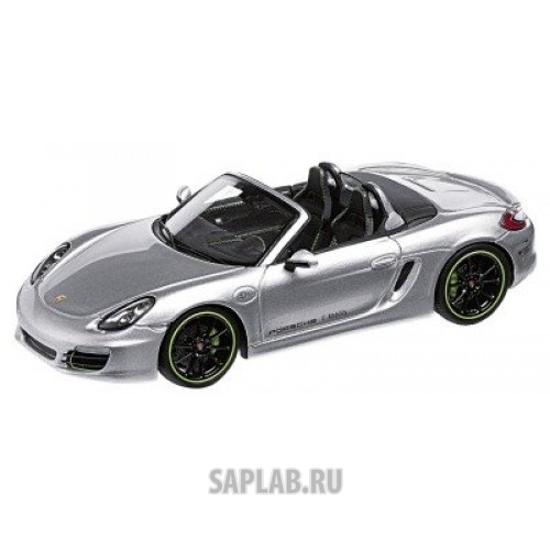 Купить запчасть PORSCHE - WAP0202040F Модель автомобиля Porsche Boxster E 1:43, Rhodium Met. Silver with Acid Green, артикул WAP0202040F