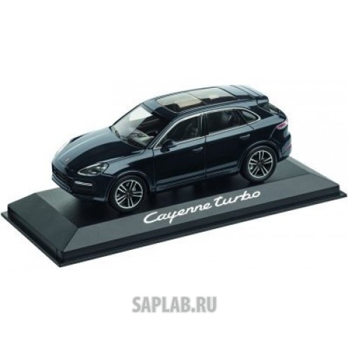 Купить запчасть PORSCHE - WAP0203120J Модель автомобиля Porsche Cayenne Turbo, Moonlight Blue Metallic, Scale 1:43