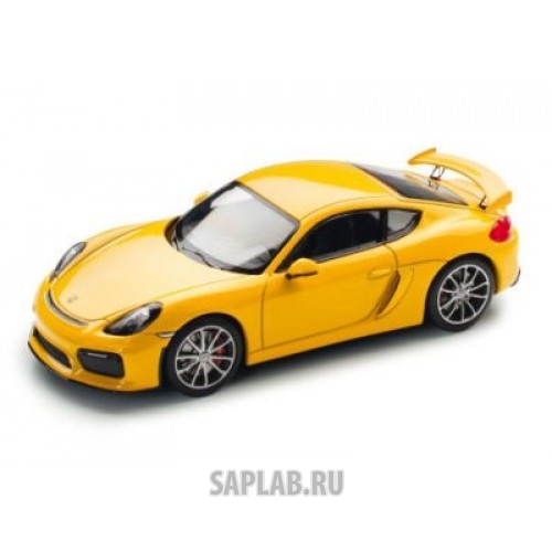 Купить запчасть PORSCHE - WAP0204020F Модель автомобиля Porsche Cayman GT4 (981), Scale 1:43, Racing Yellow, артикул WAP0204020F