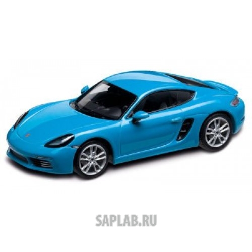 Купить запчасть PORSCHE - WAP0204110G Модель автомобиля Porsche 718 Cayman S (982), Miami Blue, Scale 1:43, артикул WAP0204110G