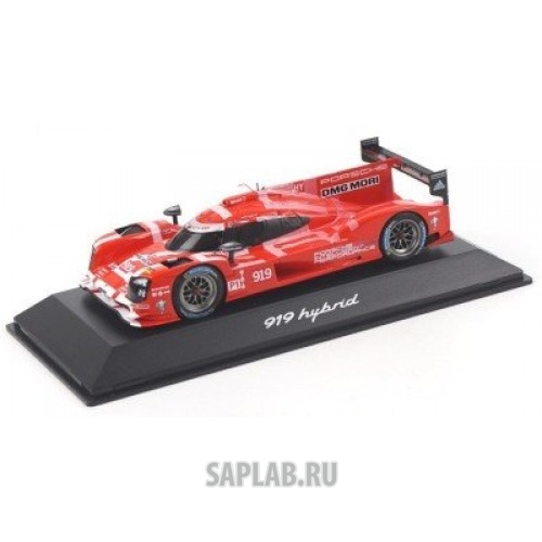 Купить запчасть PORSCHE - WAP0205000F Модель автомобиля Porsche 919 Hybrid 2015, Scale 1:43, Red, артикул WAP0205000F