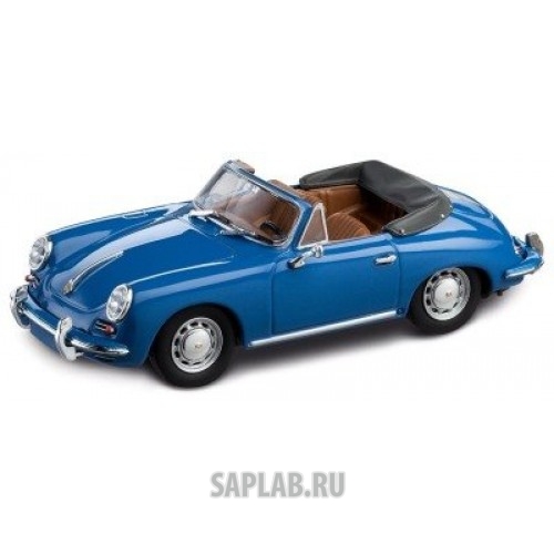 Купить запчасть PORSCHE - WAP0205500H Модель автомобиля Porsche 356 C Cabriolet – limited edition, Scale 1:43, Enamel Blue, артикул WAP0205500H