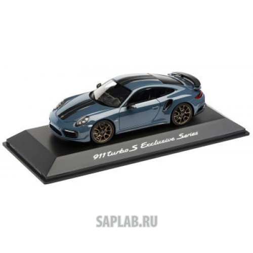 Купить запчасть PORSCHE - WAP0209070J Модель автомобиля Porsche 911 Turbo S, Exclusive Series, Graphite Blue Metallic, 1:43