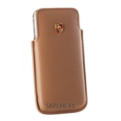 Купить запчасть PORSCHE - WAP0300150E Кожаный чехол для iPhone 5 Porsche Case for iPhone 5, Cognac, артикул WAP0300150E