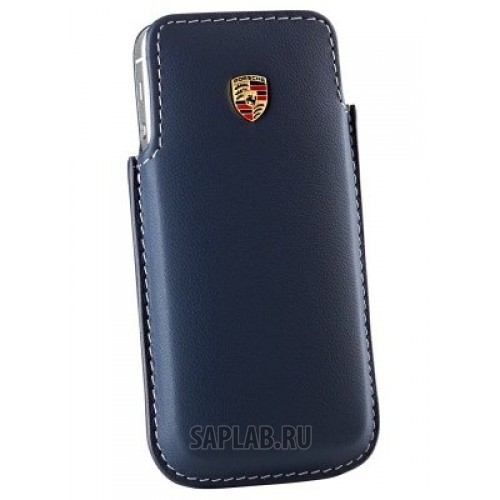 Купить запчасть PORSCHE - WAP0300160E Кожаный чехол для iPhone 5 Porsche Case for iPhone 5, Yachting blue