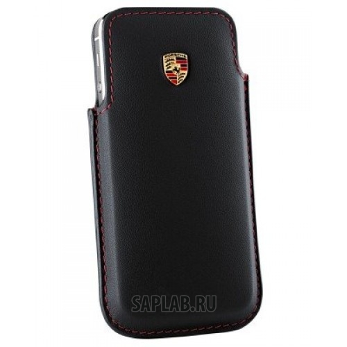 Купить запчасть PORSCHE - WAP0300170E Кожаный чехол для iPhone 5 Porsche Case for iPhone 5, Black, артикул WAP0300170E