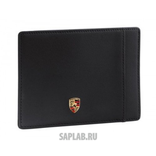 Купить запчасть PORSCHE - WAP0300200E Кожаная кредитница Porsche Credit card case, Leather Black, артикул WAP0300200E