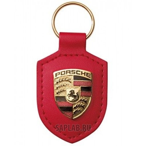 Купить запчасть PORSCHE - WAP0500920E Брелок для ключей с гербом Porsche Crest Keyring, Red, артикул WAP0500920E