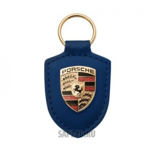 Купить запчасть PORSCHE - WAP0500950D Брелок для ключей с гербом Porsche Crest Keyring, Blue 2012, артикул WAP0500950D