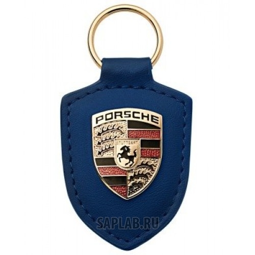 Купить запчасть PORSCHE - WAP0500950E Брелок для ключей с гербом Porsche Crest Keyring, Blue, артикул WAP0500950E