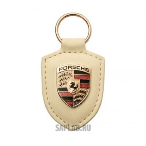 Купить запчасть PORSCHE - WAP0500960D Брелок для ключей с гербом Porsche Crest Keyring, White, 2012, артикул WAP0500960D