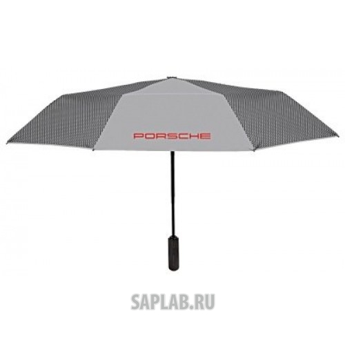 Купить запчасть PORSCHE - WAP0504550H Складной зонт Porsche Umbrella Racing Collection, Grey, артикул WAP0504550H