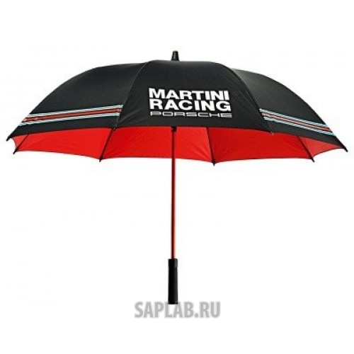 Купить запчасть PORSCHE - WAP0505700G Зонт трость Porsche Umbrella Martini Racing, Black-Red, артикул WAP0505700G