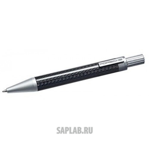 Купить запчасть PORSCHE - WAP0550000D Маленькая карбоновая шариковая ручка Porsche Small Carbon Ballpoint Pen