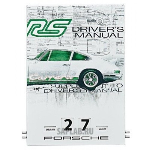 Купить запчасть PORSCHE - WAP0920200H Вечный календарь Porsche Enamel Calendar RS 2.7 Collection - Limited Edition, артикул WAP0920200H