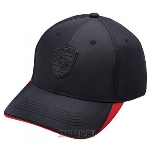 Купить запчасть PORSCHE - WAP4900100J Бейсболка Porsche Textiles Baseball Cap, Unisex, Black/Red, OSFA