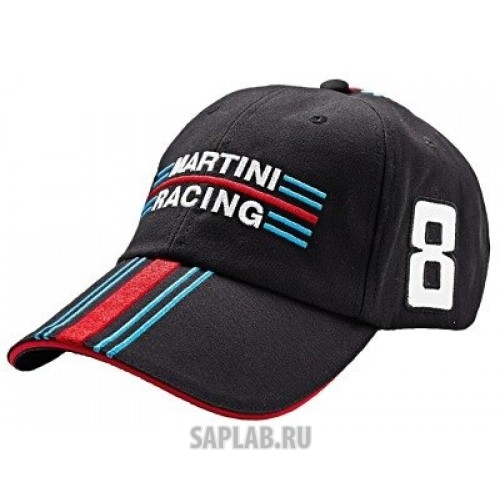 Купить запчасть PORSCHE - WAP5500010G Бейсболка Porsche Baseball Cap Martini Racing, Black, артикул WAP5500010G