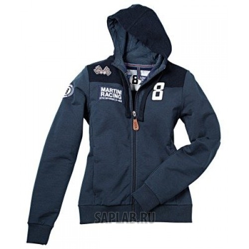 Купить запчасть PORSCHE - WAP5540XS0G Женская толстовка Porsche Women’s Sweat Jacket Martini Racing, Dark Blue, артикул WAP5540XS0G