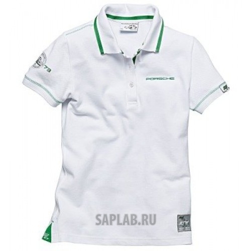 Купить запчасть PORSCHE - WAP9580XS0H Женское поло Porsche Women’s Polo Shirt, RS 2.7 Collection, White - Viper green, артикул WAP9580XS0H