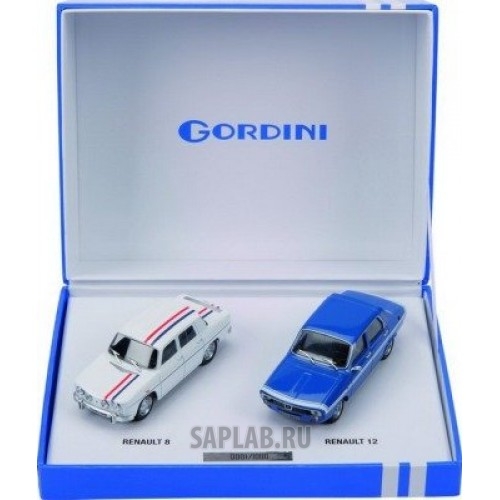 Купить запчасть RENAULT - 7711431009 Исторический набор моделей Renault Coffret R8 et R12 Gordini 1/43