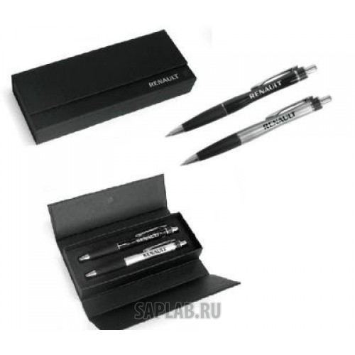 Купить запчасть RENAULT - 7711546593 Набор из двух ручек с логотипом Renault Ballpoint Metall Pen Set, артикул 7711546593