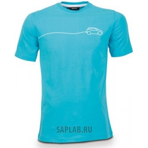 Купить запчасть RENAULT - 7711574496 Футболка Renault Zoe T-shirt Blue, артикул 7711574496