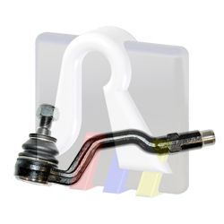 Купить запчасть RTS - 9109596 Наконечник рулевой BMW X3 (E83) 04-10;;