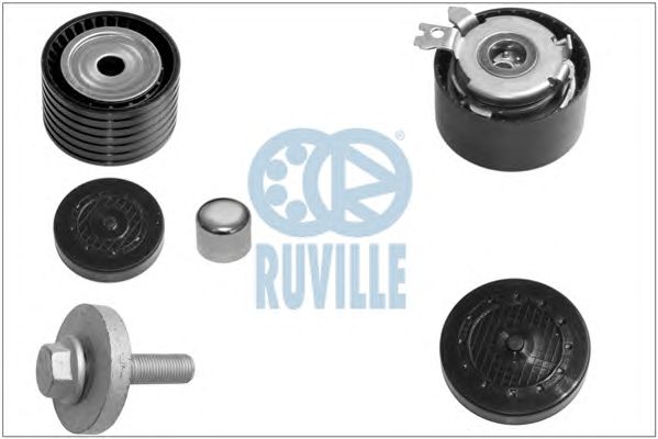 Купить запчасть RUVILLE - 5551951 Комплект роликов ГРМ RENAULT LAGUNA II/III, MEGANE II/III 1.6 5551951